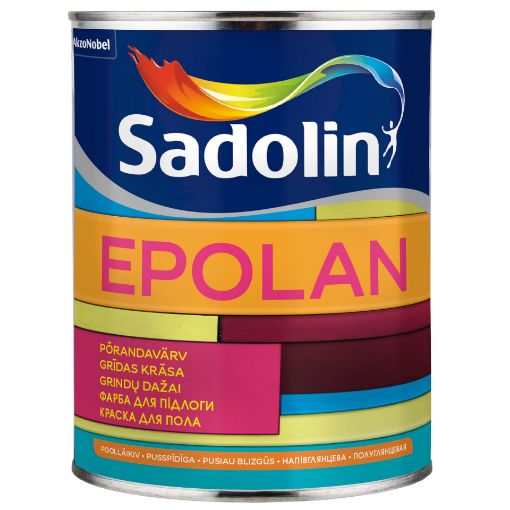 Põrandavärv Sadolin Epolan valge BW 1l pilt