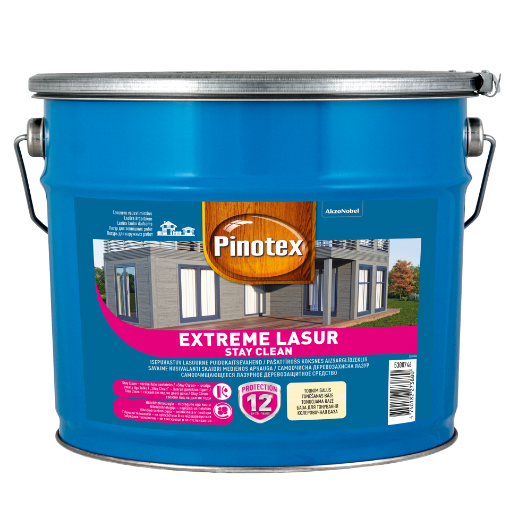 Puidukaitsevahend Pinotex Extreme Lasur lumi 10l pilt