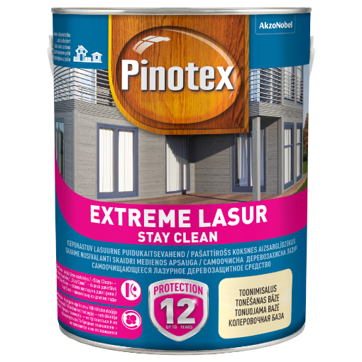Puidukaitsevahend Pinotex Extreme Lasur värvitu 3l pilt