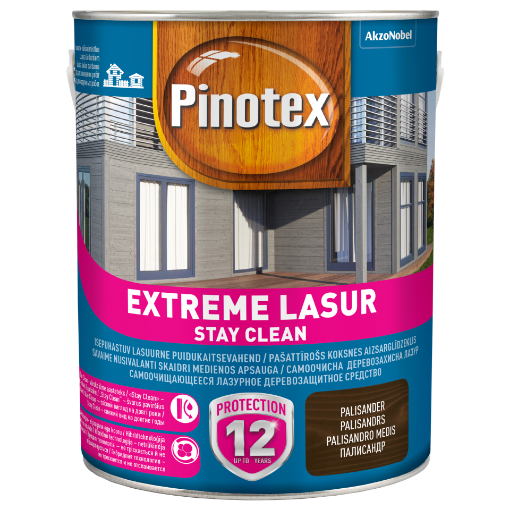 Puidukaitsevahend Pinotex Extreme Lasur palisander 3l pilt