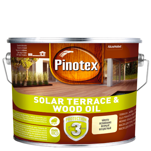 Terrassiõli Pinotex Solar Terrace & Wood Oil värvitu 2,33l pilt