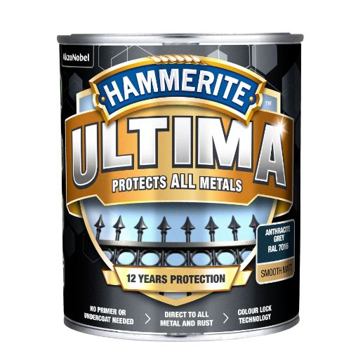 Metallivärv Hammerite Ultima matt anthracite grey 0,7l pilt
