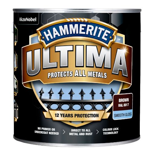 Metallivärv Hammerite Ultima Smooth brown 2,2l pilt