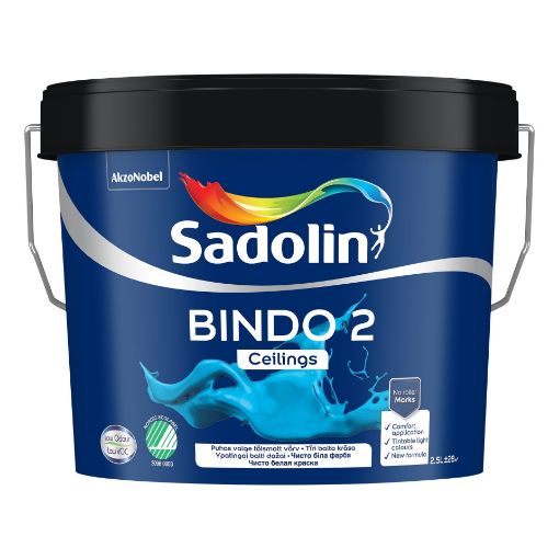 Laevärv Sadolin Bindo 2 valge BW 2,5l pilt