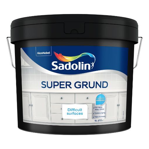 Kruntvärv Sadolin Super Grund valge BW 9l pilt