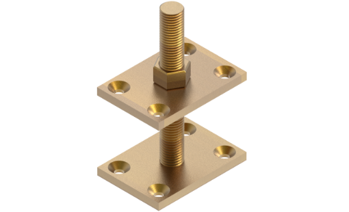 Vajumispolt Arras 100x70x8,0 M20x150 pilt