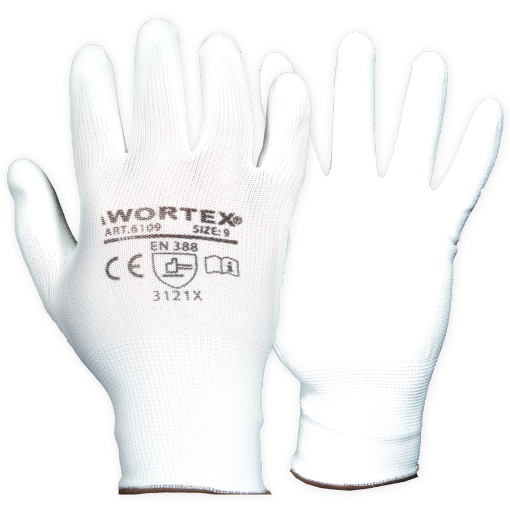 Töökindad Wortex valge nr8 pilt