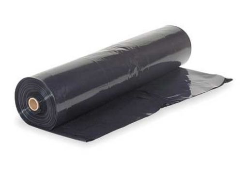 Ehituskile 6x100m 0,12mm 600m² must pilt