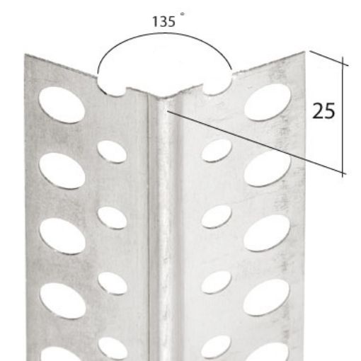 Nurgakaitseliist Ejot 5002-300 alu 135° 25x25x3000 pilt