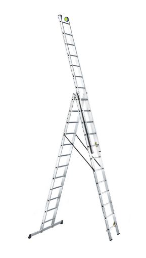 Kolmeosaline redel Euro E3 3x12 astet pilt