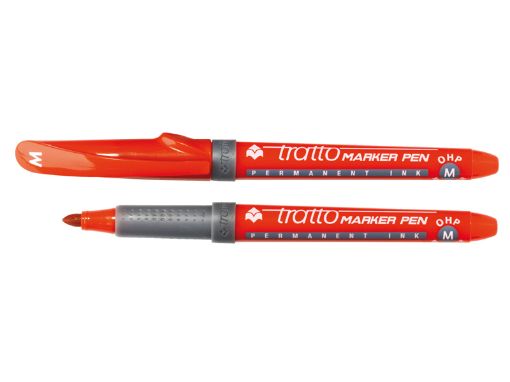 Marker Tratto M-keskmine ots punane pilt