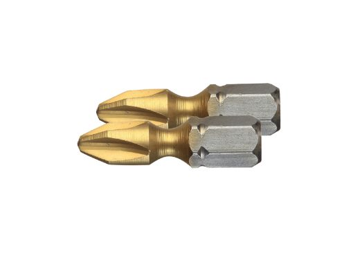 Kruvikeeraja otsik TiN PH2x25mm 2tk pilt