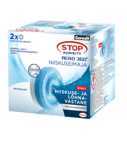 Täitetabletid Henkel Stop Humidity Aero 360° 2x450g pilt