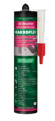 Hermeetik Makroflex All-Weather 280ml värvitu pilt
