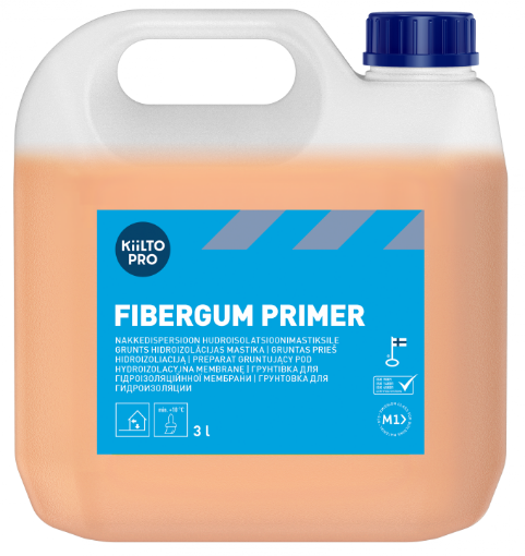 Hüdroisolatsiooni aluskrunt Kiilto Fibergum Primer 10l pilt
