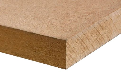 MDF plaat Süvafreesitav EN717 12x2070x2800 5,796m² 780kg/m³ pilt