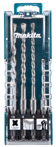 Puuride komplekt Makita SDS-plus 4-osaline (5/6/8/10mm) pilt