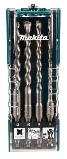 Puuride komplekt Makita SDS-Plus (6/8/10/12x160mm) pilt