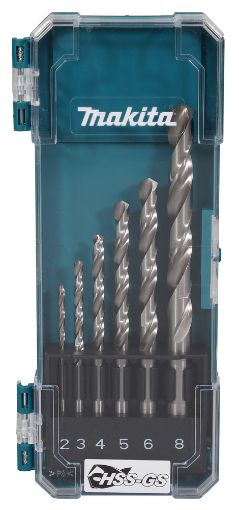 Metallipuuride komplekt Makita 6-osaline (2/3/4/5/6/8mm) pilt