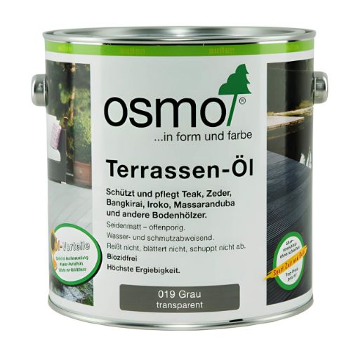 Terrassiõli Osmo 019 hall 2,5l pilt