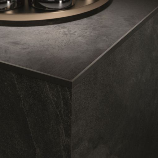 Plaadiliist L Profilpas 8mmx270cm must anodeeritud pilt