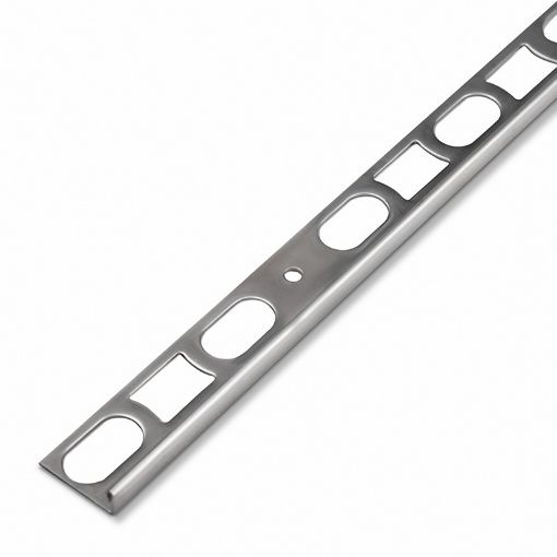 Plaadiliist L Profilpas 6mmx270cm roostevaba pilt