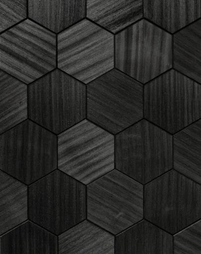 Seinapaneel Hexa XL Black Abach 675x290mm pilt
