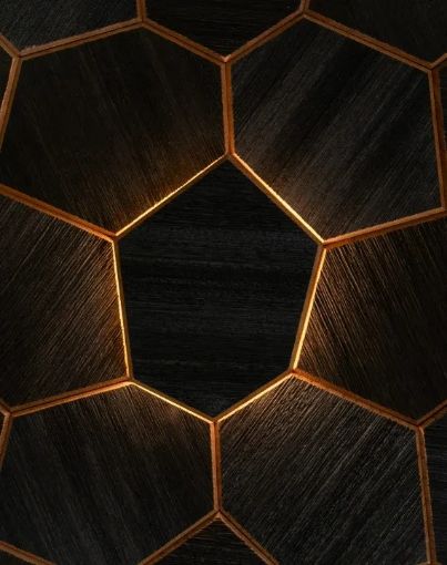 Seinapaneeli lamp Royal Thermo Black Abach LED pilt