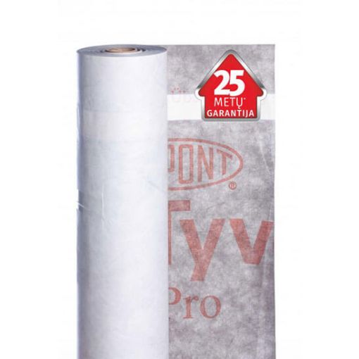 Katuse aluskate Tyvek Supro 2506B + teip 1,5x50m 75m² pilt