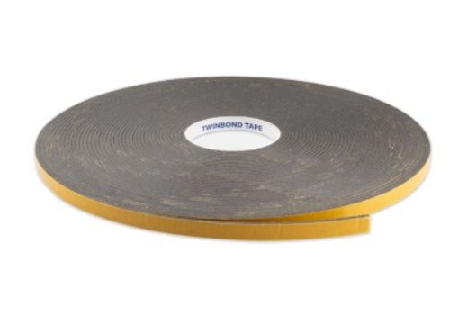 Teip fassaadiplaadile Twinbond black 3 mm x 25m pilt