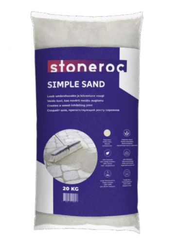Vuugiliiv Stoneroc Simple sand naturaalne 20kg pilt