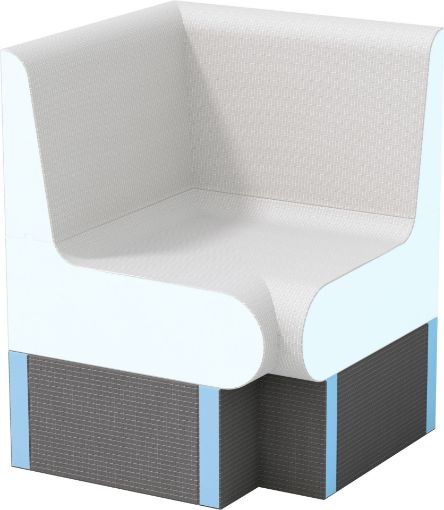Pingi element Wedi Sanoasa Comoda 620x650x650 alus nurk pilt