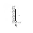 Põrandaliist Profilpas Metal Line 90 6cmx200cm hõbe anodeeri pilt