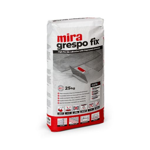 Plaatimissegu Mira grespo fix grey 25 kg pilt