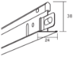 Ripplaeliist Ecophon TKL-3700 (26338101) 12tk/pk pilt