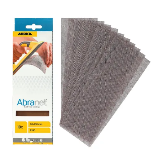Lihvpaber Mirka Abranet 80x230mm P80 (10tk) pilt