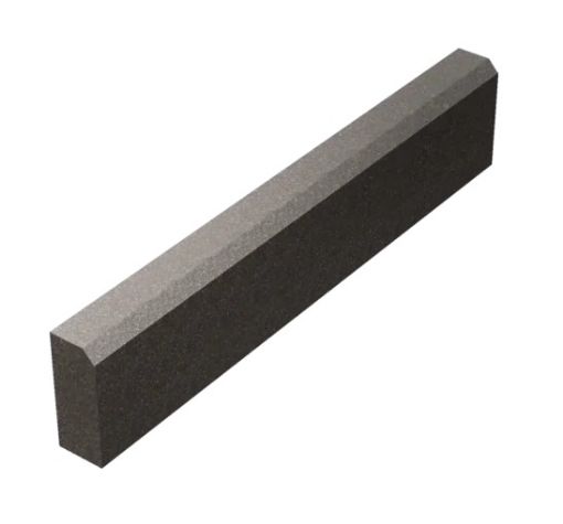 Kõnnitee äärekivi Stoneroc Curb 1000 80x200x1000mm must pilt