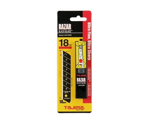 Noaterad murtavad Tajima Razar black 18mm 10tk pilt