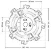 Terrassikandur reguleeritav Spiral 17-30mm pilt