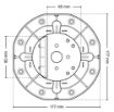 Terrassikandur reguleeritav Standard 70-120mm pilt