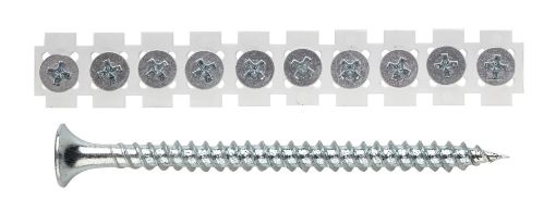 Kipsikruvi metallile 3,9x45 lindil tsink C1 PH2 1000tk pilt
