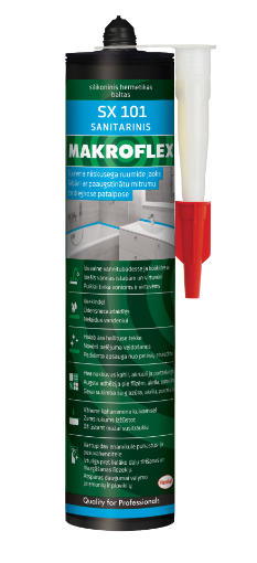 Sanitaarsilikoon Makroflex SX101 valge 300ml pilt