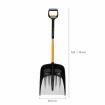 Lumelabidas Fiskars teleskoopvars pilt