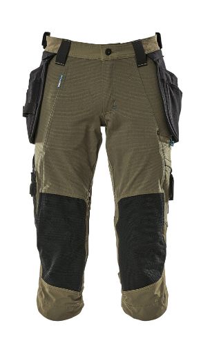 Püksid Mascot Advanced 3/4 kevlar põlv stretch roheline C46 pilt
