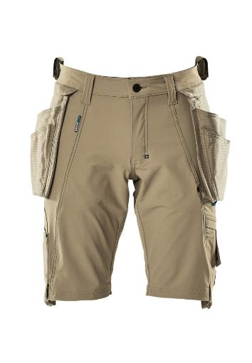 Lühikesed püksid Mascot Advanced stretch hele khaki C48 pilt