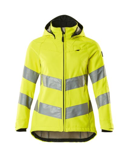 Softshell jope Mascot naiste kõrgnähtav kollane XL pilt