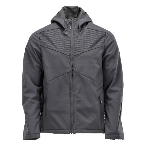 Softshell jakk Mascot Customized kapuuts kivihall L pilt