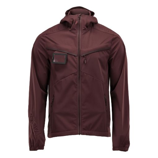 Jakk Mascot Customized kapuuts stretch bordeaux punane L pilt