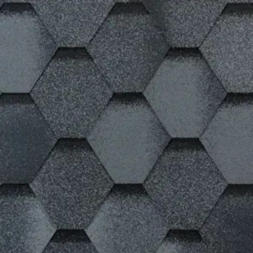 Bituumensindel Rock Hexagonal hall 3m²/pk pilt