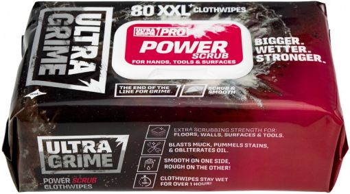 Puhastuslapid Ultragrime Pro power scrub 80tk pilt
